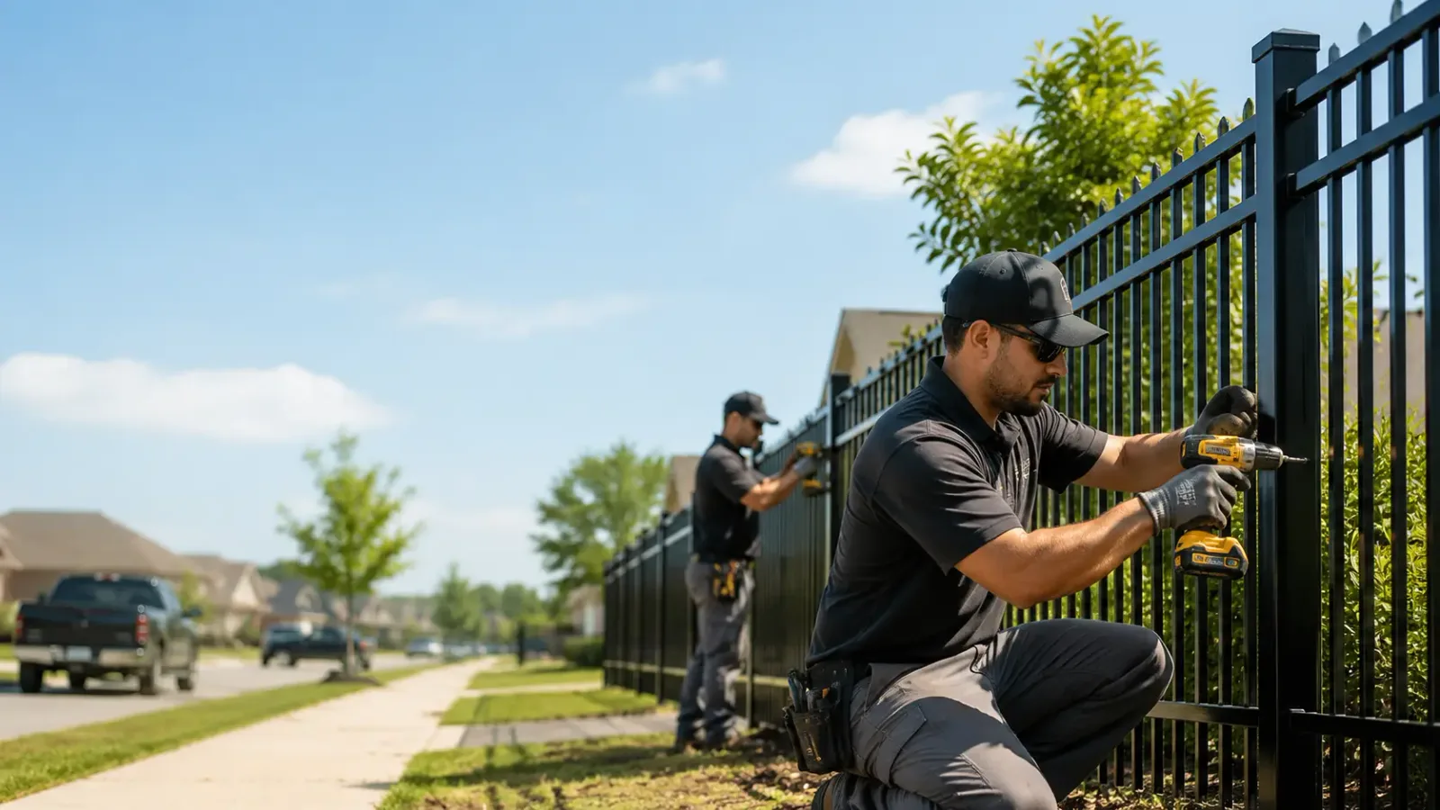 Metal Fence Installation in Massapequa, NY